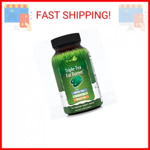 Irwin Naturals Triple Tea Fat Burner, 75 Liquid Softgels - Picture 1 of 2