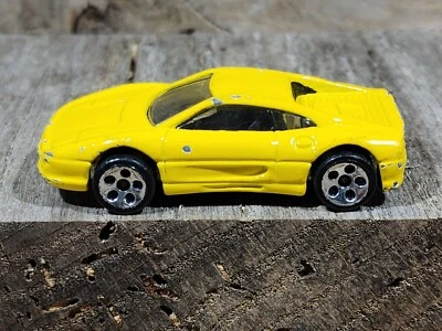 HOT WHEELS 1995 FIRST EDITIONS YELLOW FERRARI 355 W/ 7sp Loose - Image 1 of 4