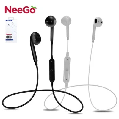 Wireless Earpiece Bluetooth Handsfree Noise Cancelling Stereo Earbuds Headset - Image 1 of 4