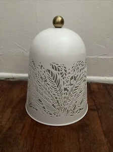 Ikea Solskur Decorative Winter Table Lamp White/Brass Lace 7" x 6" + Bulb (LED) - Picture 1 of 3