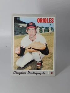 1970 Topps #319 Clayton Dalrymple Vintage Baltimore Orioles Baseball Card - Picture 1 of 2