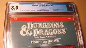 MODULE B5 HORROR ON THE HILL *CGC 8.0 WHITE* DUNGEONS DRAGONS 2ND HIGHEST GRADED - Picture 1 of 3