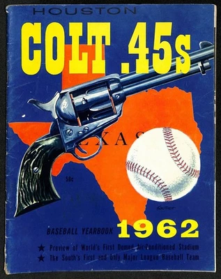1962 Houston Colt .45s Baseball Yearbook 200594 - Image 1 of 4