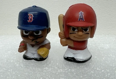 Teenymates MLB Series 6 Lot of 2 figures Betts RED SOX Trout ANGELS - Image 1 of 4