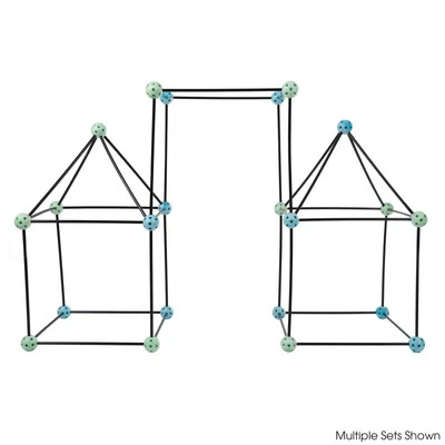 Juego de construcción de carpas Fort para niños construir y jugar interior exterior Foto 1 de 4