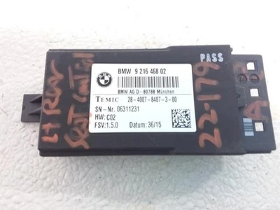 Chassis ECM Seat Heated Rear Seats Fits 09-19 BMW 750i 930582 ID # 9216468  - Image 1 of 2