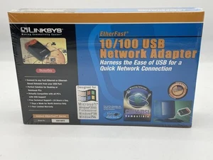 Linksys USB100TX EtherFast 10/100 USB Ethernet Network Adapter - Sealed - Picture 1 of 3