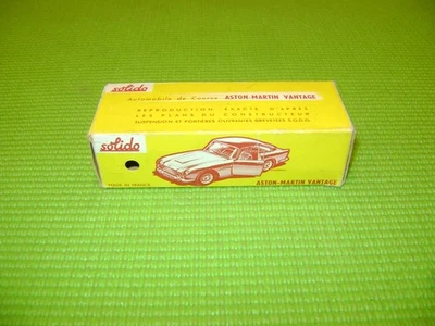 SOLIDO 130 ASTON MARTIN VANTAGE  BOITE VIDE D'ORIGINE-EMPTY BOX EPOQUE DINKY-CIJ - Photo 1/4