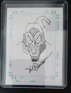 1998 Marvel Silver Age GREEN GOBLIN Sketchagraph by Sal Buscema RARE - Picture 1 of 2