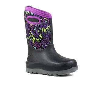 NEW BOGS 4 Big Kids Neo-Classic $95 WINTER BOOTS Thermal Rated Waterproof Purple - Picture 1 of 9