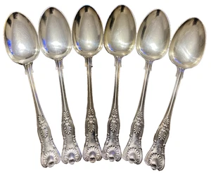 Antique Mappin & Webb Silver Plated "Kings Pattern" Table Spoons - 18cm Length - Picture 1 of 4