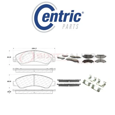 Centric Ceramic Disc Brake Pads w Shims for 2007 GMC Yukon XL 1500 5.3L 6.0L ur Foto 1 de 4