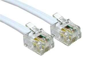 RARAION - Witte RJ11 Plug tot Plug Kabel 3m - Afbeelding 1 van 1