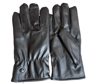 Guanti in pelle nera - Guanti unisex da guida / invernali - Taglia unica - Foto 1 di 5