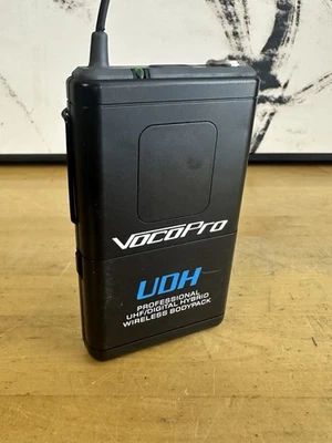 Vocopro UDH Black Wireless 916.10MHz UHF Portable Bodypack Transmitter Only - Image 1 of 4