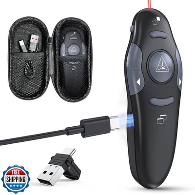 Presentation Clicker with Case Storage: PowerPoint Wireless Presenter Remote  - Image 1 of 4