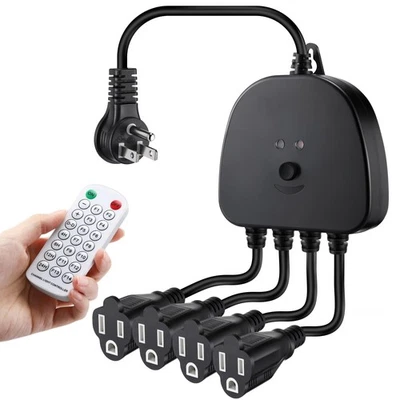 Christmas Light Controller with Remote, Multiple Lighting Effects, Timer, Dus... - Immagine 1 di 4