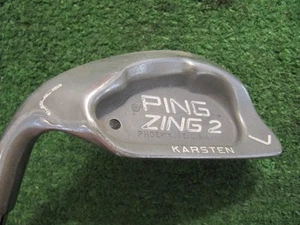 PING ZING 2 BLACK DOT LOB WEDGE, PING CFS SENIOR FLEX STEEL LEFT-HANDED, 34.25" - Picture 1 of 12