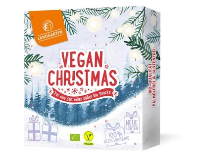Vegan Christmas Adventskalender 2025 – 24 Snacks mit Nüssen, Früchten & Saaten