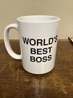 The Office Tv Show World's Best Boss Coffee Mug Dunder Mifflin Logo Michael Scot