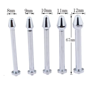 5 Größen Metall Penis Harnröhren Dehner klingende Perlen Dilator Plug für Männer NEU - Bild 1 von 11