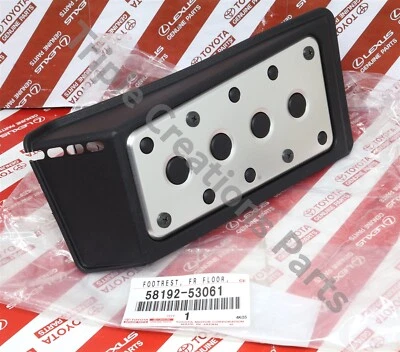 58192-53061 Genuine Toyota Footrest Front Floor LH 5819253061 OEM - Image 1 of 4
