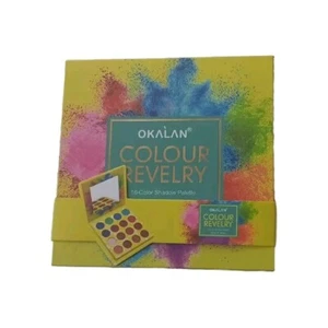 Paleta de sombras de ojos OKALAN Color Revelry 16 colores - Imagen 1 de 3