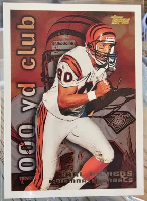 1995 Topps 1000 Yard Club Carl Pickens #17 Bengals - Image 1 of 2