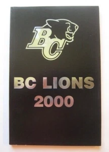 2000 B.C. Lions CFL Media Guide - Picture 1 of 9