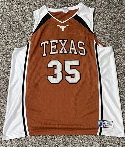 Vintage NCAA Russell Texas Longhorn Kevin Durant Jersey Men's XL #35 Stitched Cover