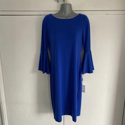 Calvin Klein Ladies Dress X-small (4) Blue BNWT RRP $99.00 - Image 1 of 4