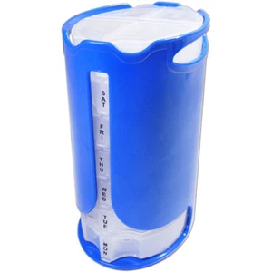 Weekly Pill Organiser Tower 7 Daily Boxes 4 Compartments Braille Markings UK - Picture 1 of 6