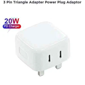 Dual Type-C PD Wall Charger - 20W - Picture 1 of 3