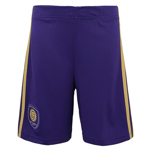 Youth Orlando City SC Shorts Adidas Primary Gym Shorts Cover