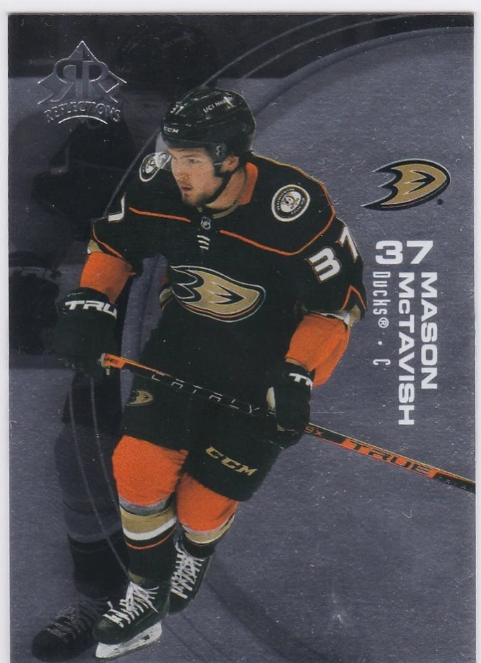 Mason McTavish 2021-22 Upper Deck Extended Series Reflections Rookie Card - Image 1 of 1