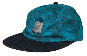 SANTA CRUZ - Jeff Kendall Catalogue Cap - Skateboard Hat, Skate Petrol Blue 24.9 - Picture 1 of 4