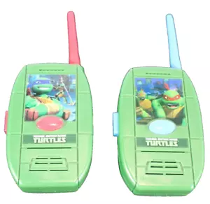 2013 Viacom TMNT Teenage Mutant Ninja Turtles Walkie Talkie Set getestet & funktioniert - Bild 1 von 4