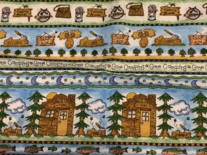 Vintage Summer Lodge by Trena Hegdahl Design Co for Fabrics by Spectrix 44"x 62" - Picture 1 of 5