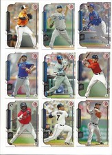 2015 BOWMAN BASE #'S 1-150  -  STARS, ROOKIE RC'S - WHO DO YOU NEED!!!
