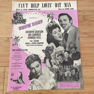 Partituras de colección - Can't Help Lovin' Dat Man - Película de 1927 "Show Boat" #2 - Imagen 1 de 9
