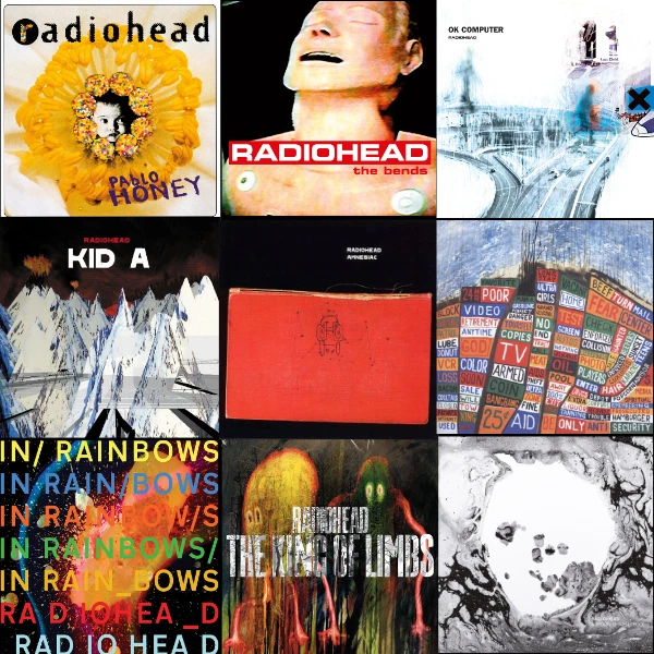 Radiohead Complete Vinyl Collection - 9 LP Custom Bundle [New & Sealed] - Image 1 of 4