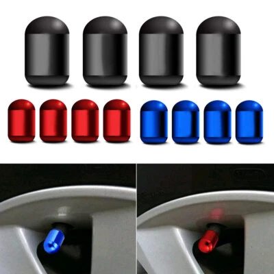 4pc Aluminum Car Tire Valve Cap Tyre Valve Stem Cover Air Dust Wheel Rim Cap. - Image 1 of 4