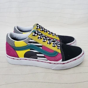 Vans Youth Classic Nightmare Multicolor Shoes Sneakers Suede Canvas Size 1 - Picture 1 of 12