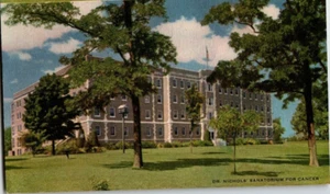 Vintage Post Card Dr Nichols Sanitorium For Cancer Savannah Missouri Posted 1948 - Picture 1 of 2