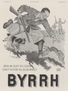 "BYRRH" Original geflochtene Anzeige L'ILLUSTRATION 15/10/1932 Georges LEONNEC - Bild 1 von 1