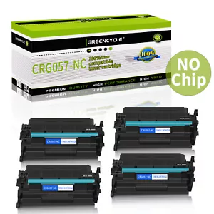 4PK CRG057 Toner No Chip for Canon ImageCLASS MF445dw MF443dw MF447dw - Picture 1 of 24