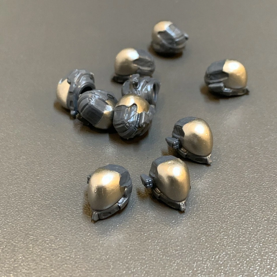 Lot 10 Head HALO Mega Bloks Construx Building Figure UNSC MARINE Elite COD #09 - Image 1 of 1