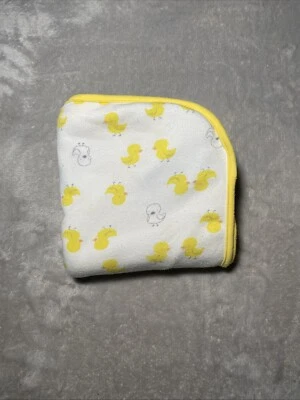 Carters Simple Joys Baby Blanket Ducks Chicks Swaddle Soft Terry Receiving Towel - Image 1 of 4
