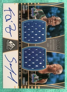 2004 Upper Deck SP Game Used Edition Kevin Garnett & Sam Cassell 37/50 #AAF2-GC - Picture 1 of 2
