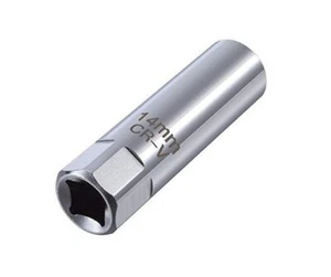 CHIAVE A BUSSOLA PER CANDELE 14MM ATTACCO 3/8" POLIGONALE CANDELETTE - Bild 1 von 1